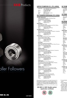 cam roller followers